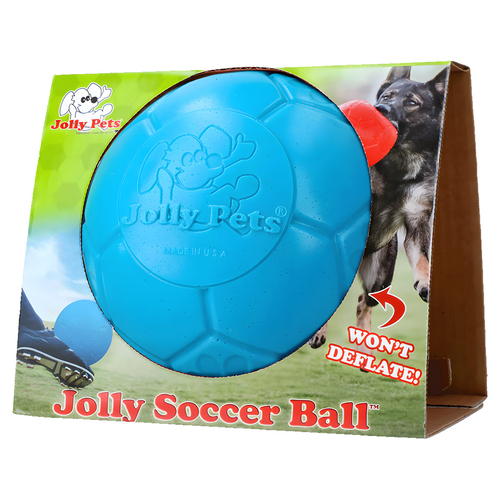 weitere Abbildung Jolly Hundespielzeug Fuball hellblau
