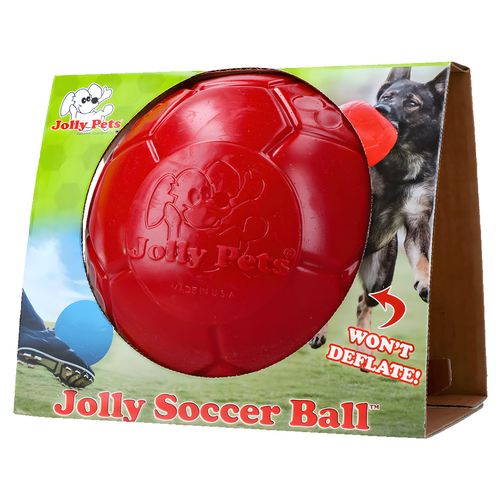 weitere Abbildung Jolly Hundespielzeug Fuball rot
