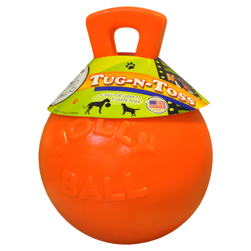 Jolly Hundespielzeug Tug-n-Toss orange