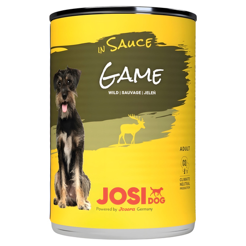 Josera JosiDog Game in Sauce 415 g - 12 Stück