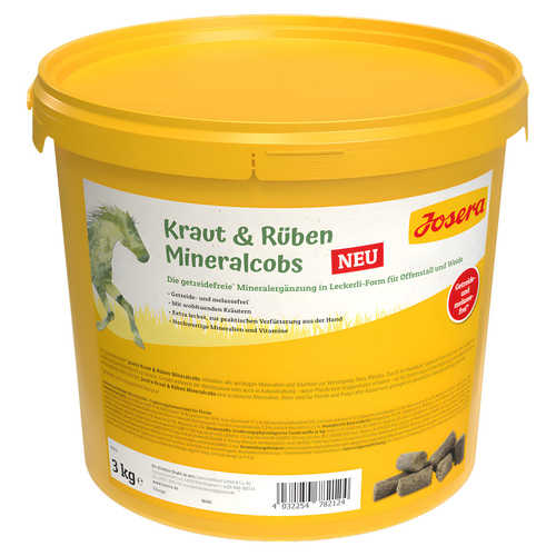 Josera Kraut & Rüben Mineralcobs 3 kg