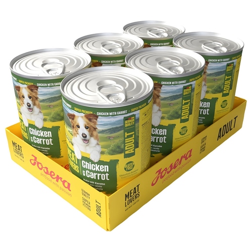Josera Meat Lovers Adult Menu Chicken & Carrot 400 g - 6 Stück