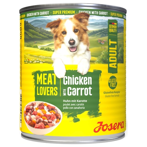 Josera Meat Lovers Adult Menu Chicken & Carrot 800 g - 6 Stück
