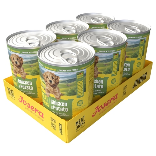 Josera Meat Lovers Junior Chicken & Potato 400 g - 6 Stück