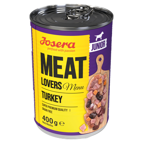 Josera Meat Lovers Junior Menu Turkey 400 g - 6 Stück