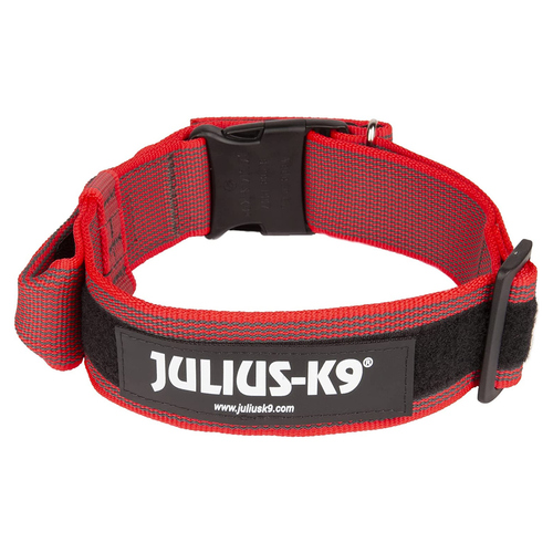 weitere Abbildung Julius-K9 Halsband mit Griff rot