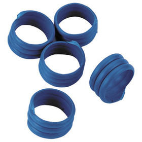 Abbildung KERBL Farm Sprialringe Kunststoff blau 16 mm - 20 Stck