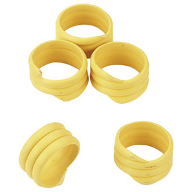 Abbildung KERBL Farm Sprialringe Kunststoff gelb 16 mm - 20er Pack