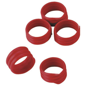 Abbildung KERBL Farm Sprialringe Kunststoff rot 16 mm - 20er Pack