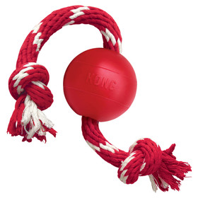 Abbildung KONG Ball mit Kordel