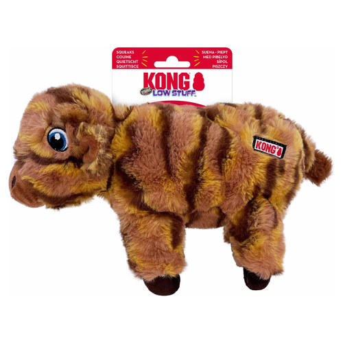 weitere Abbildung KONG Hundespielzeug Low Stuff Stripes Cow braun