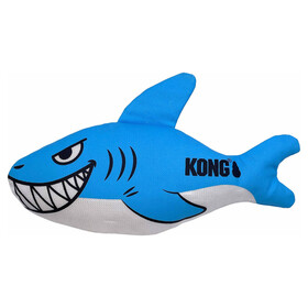 Abbildung KONG Hundespielzeug Maxx Shark blau/wei