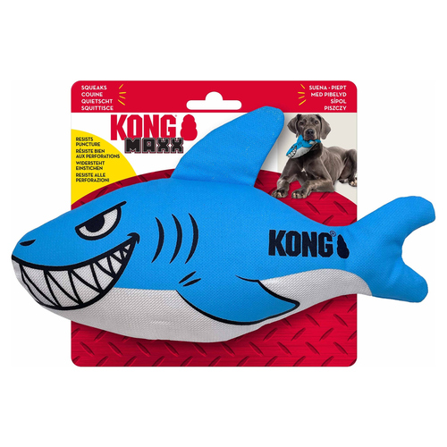 weitere Abbildung KONG Hundespielzeug Maxx Shark blau/wei