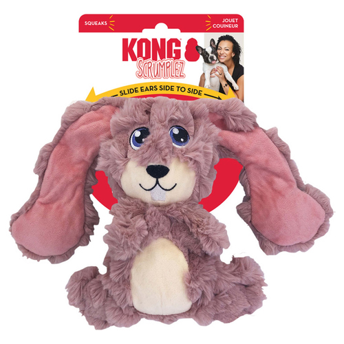 weitere Abbildung KONG Hundespielzeug Scrumplez Bunny rosa