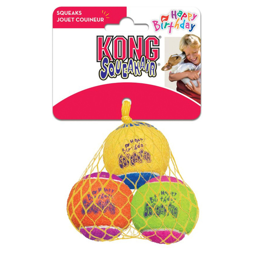 weitere Abbildung KONG Hundespielzeug Squeakair Birthday Balls