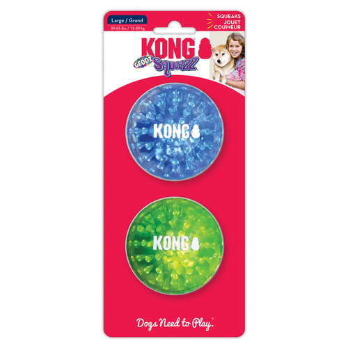 weitere Abbildung KONG Hundespielzeug Squeezz Geodz - 2er Pack