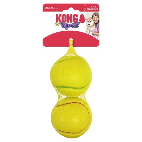 weitere Abbildung KONG Hundespielzeug Squeezz Tennisball