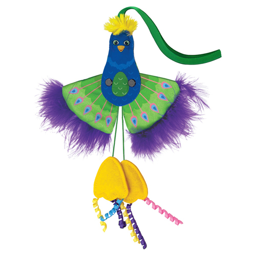 KONG Katzenspielzeug Connects Peacock