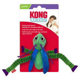 Abbildung KONG Katzenspielzeug Crackles Grasshopper
