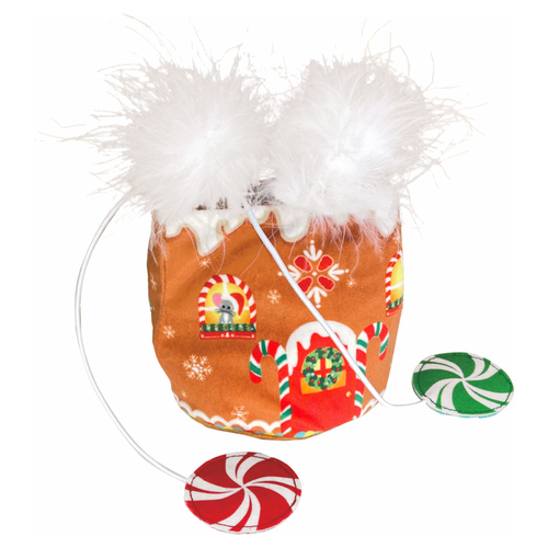 KONG Katzenspielzeug Holiday Puzzlements Hideaway Gingerbread