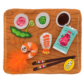 Abbildung KONG Katzenspielzeug Pull-A-Partz Sushi