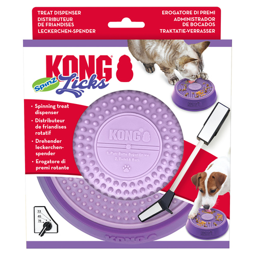 weitere Abbildung KONG Leckerchen-Spender Licks Spinz fr Katzen