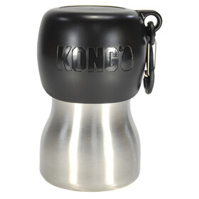 Abbildung KONG Trinkflasche H2O Stainless Steel Bottle schwarz