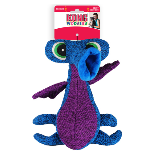 weitere Abbildung KONG Woozles Auerirdischer mit Squeaker Blue Medium
