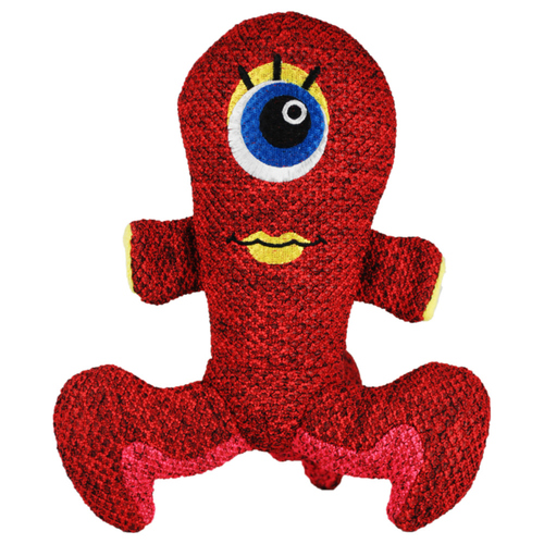 KONG Woozles Außerirdischer mit Squeaker Red Medium