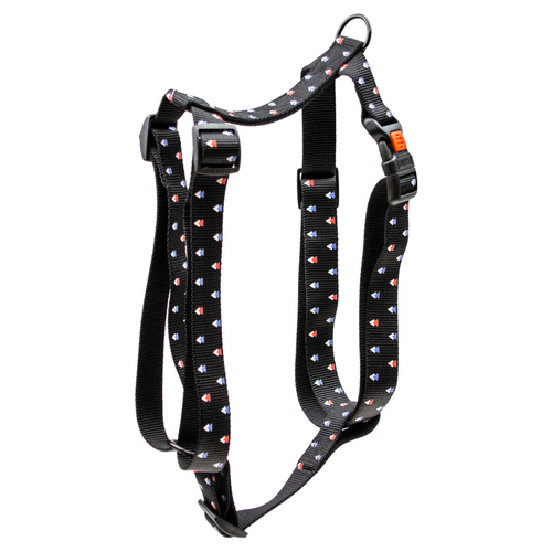 Karlie Art Sportiv Plus Hundegeschirr – Mix & Match Design, Verstellbar, Mit Safety-Lock, 20 Mm