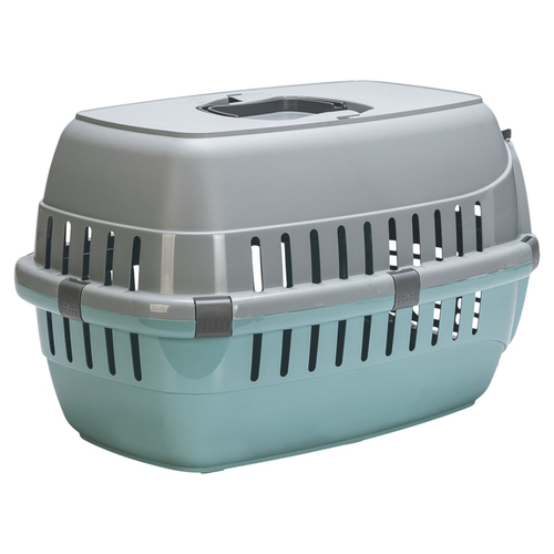 Karlie Eco Transportbox aquamarin | Hunde Transportbox