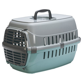 Abbildung Karlie Eco Transportbox Tourist aquamarin fr Katzen