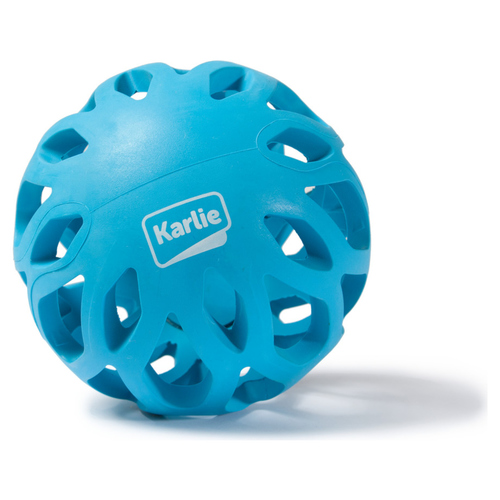 Karlie Gummispielball Koko blau, mittelgroß