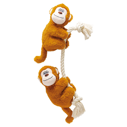 Karlie Hundespielzeug Kletter Affe Duo braun