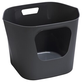 Karlie cat litter box Lotus gray