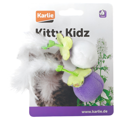 Karlie Kitty Swirl Katzen Spielzeug - Bewegliche Plüschkugel Für Stubentiger