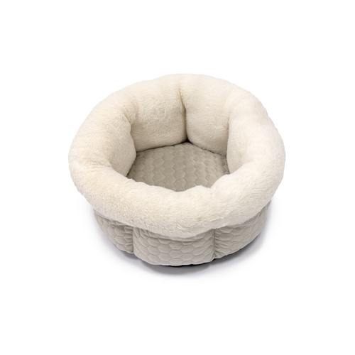 weitere Abbildung Karlie Liegebett Velvet rund beige