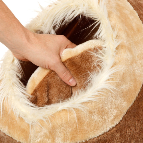 weitere Abbildung Karlie Liegehhle Mandy fr Hunde braun-beige