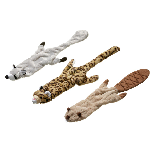 Karlie Plüschspielzeug "Wild Zoo" Biber, Fuchs, Leopard, Maße: 34 cm