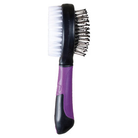 Abbildung Karlie Professional Borsten- und Stiftbrste 2 in 1 lila-schwarz