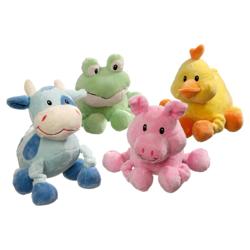 weitere Abbildung Karlie Puppy Plush Toys Frosch, Ente, Schwein, Kuh