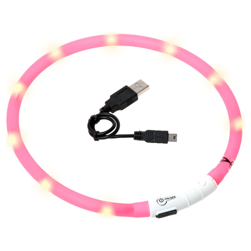 Karlie Visio Light - LED Leuchtschlauch pink