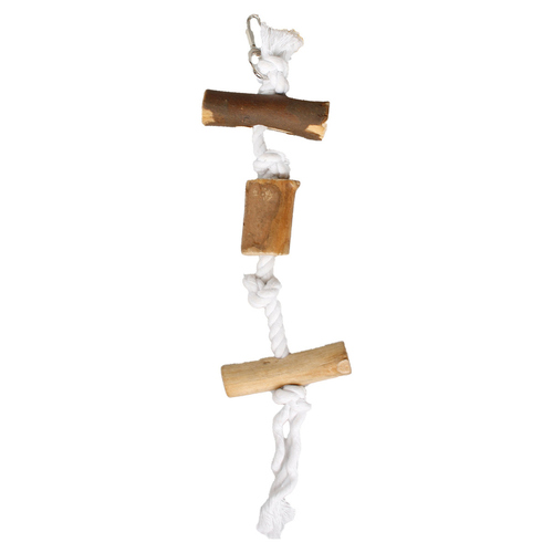 Karlie Vogelspielzeug Hänger Seil mit Baumstamm, Maße: 17 x 30 cm