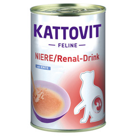 Abbildung Kattovit Feine Diet Niere/Renal-Drink mit Ente 135 ml - 24 Stck