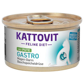 Abbildung Kattovit Feline Diet Gastro mit Pute 85 g - 12 Stck