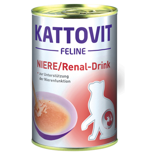 Kattovit Feline Diet Niere/Renal-Drink mit Huhn 135 ml - 24 Stück