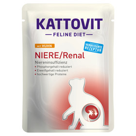 Abbildung Kattovit Feline Diet Niere/Renal mit Huhn 85 g - 24 Stck