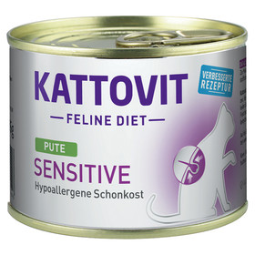Abbildung Kattovit Feline Diet Sensitive mit Pute 185 g - 12 Stck