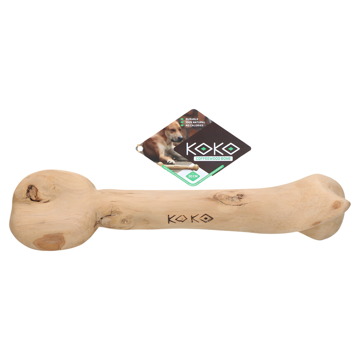 2 PCS Kaffeeholz Kauknochen Fr Hunde & Welpen - Nachhaltiger Kaustab  Stressabbau & Zahnpflege