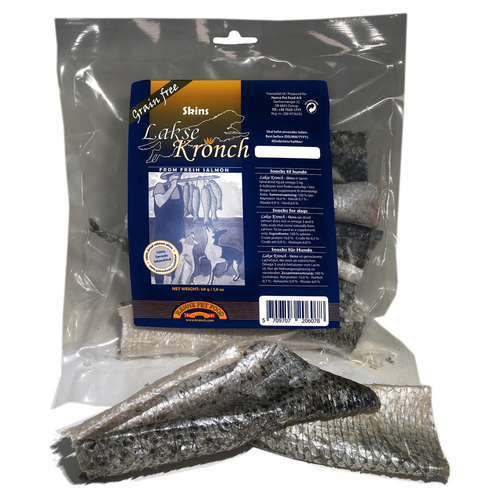 Kronch Hundesnack Lachshaut 50 g